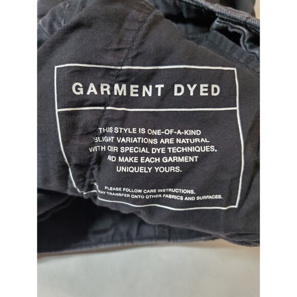 Gap Womens 8 Pants LOOSE KHAKI CARGO‎ Utility 100% Cotton Wide Leg Muted Black - Picture 6 of 13